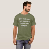 Ich bin kein trauriger Spaß T-Shirt (Vorne ganz)