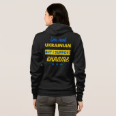 Ich bin kein Ukrainer, aber ich unterstütze die Uk Hoodie (Schwarz voll)