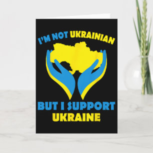 Ich bin kein Ukrainer, aber ich unterstütze die Uk Karte
