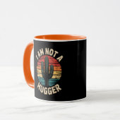 Ich bin kein Umarmer Tasse (Vorderseite Links)