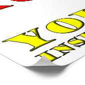 Ich bin kein unhöfliches Poster (Ecke)