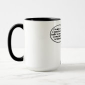Ich bin kein unverschämtes Retro-Sarcastic-Mädchen Tasse (Links)