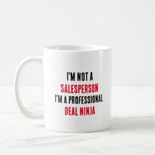 Ich bin kein Verkäufer, ich bin ein professionelle Kaffeetasse