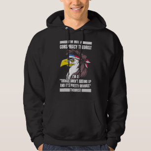 Ich bin kein Verschwörungstheoretiker Eagle Mullet Hoodie