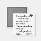 Ich bin kein Vogel Magnet (Vorderseite/Rückseite)