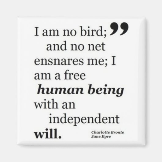 Ich bin kein Vogel Magnet (Vorne)