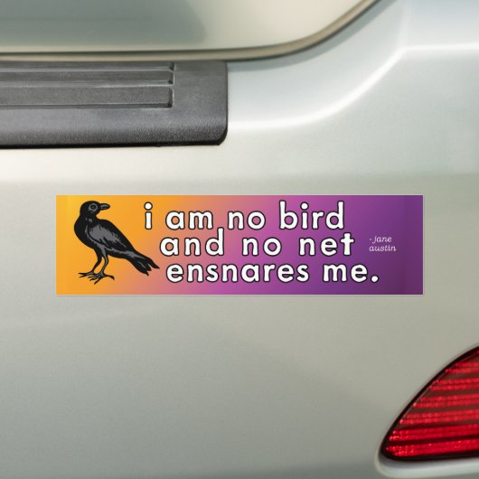 Ich bin kein Vogel und keine Netzensnade mich - Ja Autoaufkleber (Auf Auto)