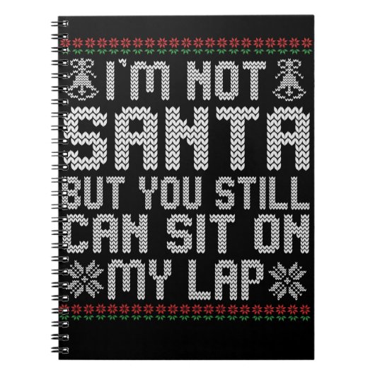 Ich bin kein Weihnachtsmann, aber du kannst noch a Notizblock (Vorderseite)