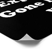 Ich bin kein wissenschaftliches Experiment, das sc Poster (Ecke)
