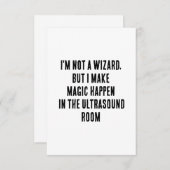 Ich bin kein Zauberer, aber ich mache Magie im Dankeskarte (Vorne/Hinten)