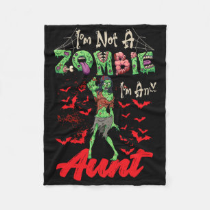 Ich bin kein Zombie, ich bin ein Tante Halloween F Fleecedecke