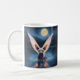 Ich bin keine Alien! Sphynx Cat mit Wings Tasse