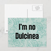 Ich bin keine Dulcinea Postkarte (Vorne/Hinten)