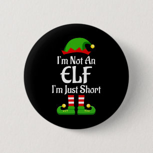 Ich bin keine Elfen-Familien-Weihnachts-PJs passen Button