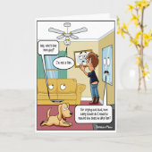 Ich bin keine Fan Punny Birthday Card Karte (Gelbe Blume)