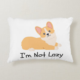 Ich bin keine faule Hundemembran Accent Pillow Dekokissen