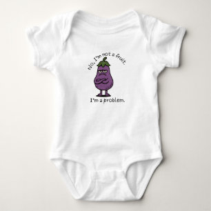 "Ich bin keine Frucht, ich bin ein Problem" Funny Baby Strampler