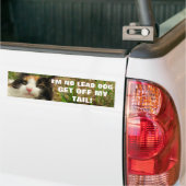 Ich bin keine Führungs-Hundekatze Meme Autoaufkleber (Auf Lkw)