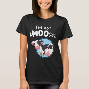 Ich bin keine glückliche Kuh-Outfit Kuh T-Shirt