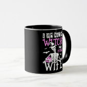 Ich bin keine Hexe, ich bin deine Ehefrau Witziges Tasse (VorderseiteRechts)