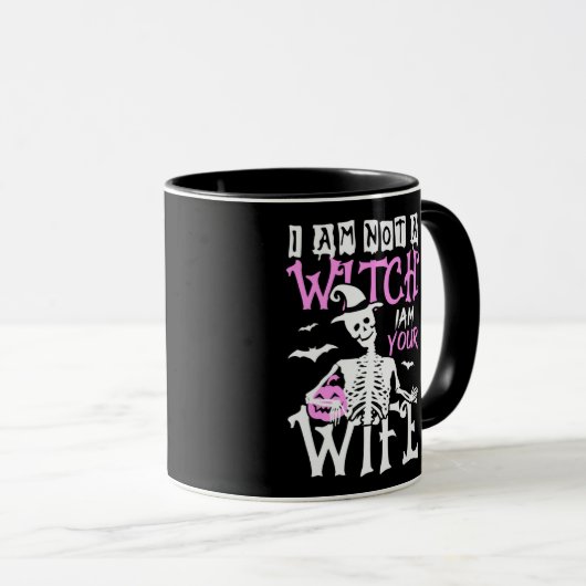 Ich bin keine Hexe, ich bin deine Ehefrau Witziges Tasse (VorderseiteRechts)