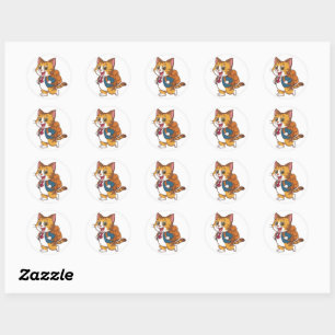 Ich bin keine Katze, ich sage nicht Meow Runder Aufkleber