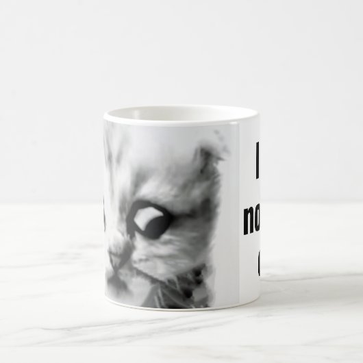 Ich bin keine Katze, keine klassische Tasse (Mittel)