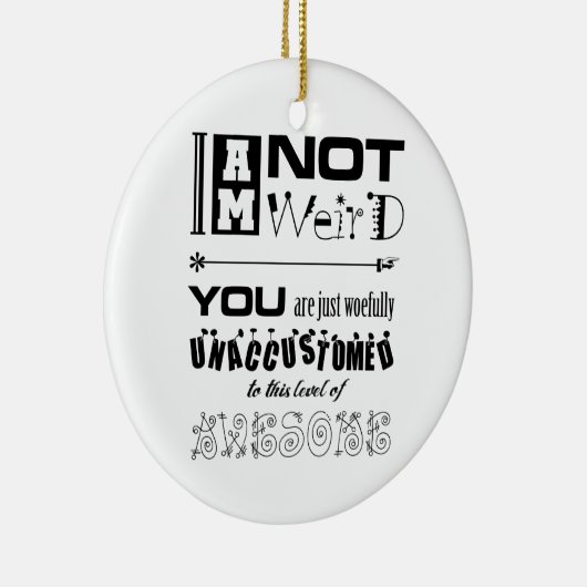 Ich bin keine komische Ornament (Rechts)