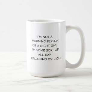 Ich bin keine Morgensperson - Lustiges, beschäftig Kaffeetasse
