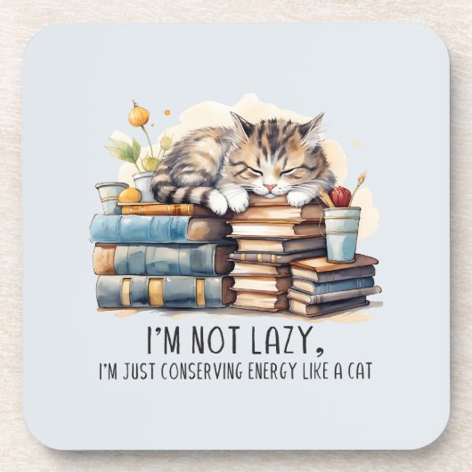 Ich bin keine Niedliche Katze. Getränkeuntersetzer (Vorderseite)