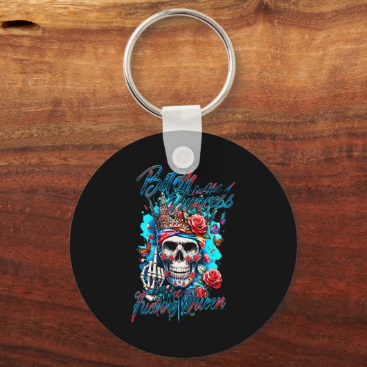 Ich bin keine Prinzessin, sondern die gooding Köni Schlüsselanhänger (Vorderseite)