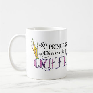 Ich bin keine Prinzessin-Tasse Kaffeetasse