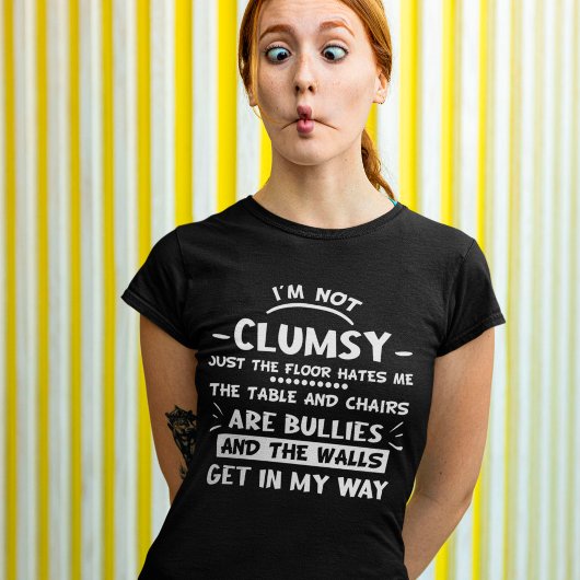 Ich bin keine unbeholfenen lustigen, humorvollen R T-Shirt