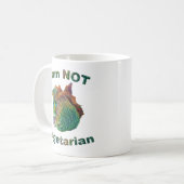 Ich bin keine vegetarische Tasse (Vorderseite Links)