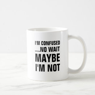 Ich bin… keine Wartezeit verwirrt, möglicherwei Kaffeetasse