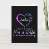 Ich bin keine Witwe, ich bin eine Ehefrau zu einem Karte (Vorderseite)