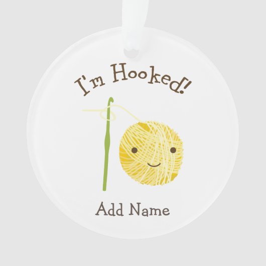 Ich bin Keramik-Ornament Ornament (Vorderseite)