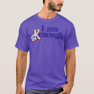 Ich bin kgenug blau T-Shirt