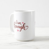 Ich bin Kgenug - Selbstverpflegung - Geschenk für  Kaffeetasse (Vorderseite Links)