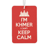 Ich bin Khmer, ich kann nicht Calm Behalten Autolufterfrischer (Rückseite)
