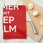 Ich bin Khmer, ich kann nicht Calm Behalten Handtuch (Viertel Falte)