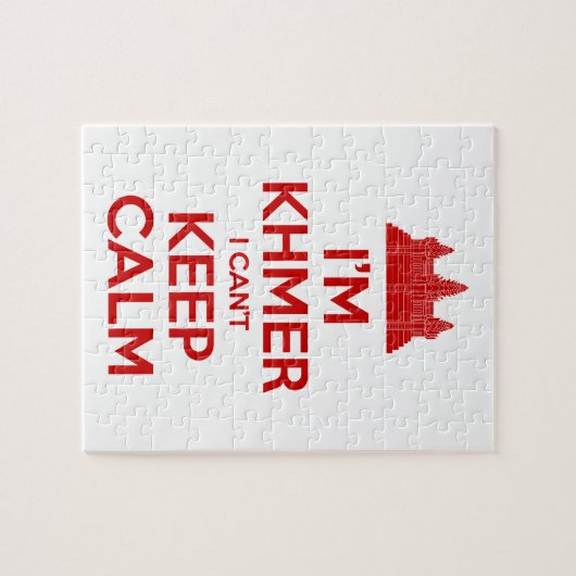 Ich bin Khmer, ich kann nicht Calm Behalten Puzzle (Horizontal)