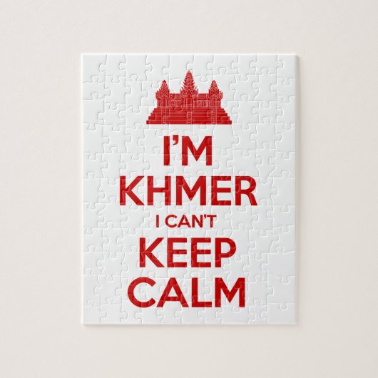 Ich bin Khmer, ich kann nicht Calm Behalten Puzzle (Vertikal)