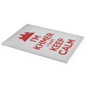 Ich bin Khmer, ich kann nicht Calm Behalten Schneidebrett (Ecke)