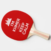 Ich bin Khmer, ich kann nicht Calm Behalten Tischtennis Schläger (Seitenansicht)