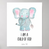 Ich bin Kind der Bibel Verse Kinder Dekoration (Vorne)