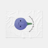 Ich bin Kinda a Fig Deal Fleecedecke (Vorderseite (Horizontal))