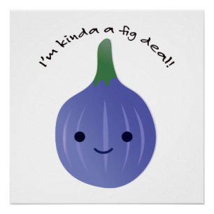 Ich bin Kinda a Fig Deal Poster
