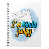 Ich bin Kinda Judgy Spiral Notebook Notizblock (Vorderseite)