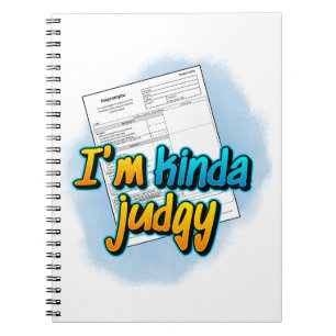 Ich bin Kinda Judgy Spiral Notebook Notizblock